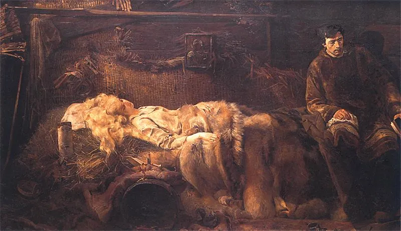 Death of Ellenai by Jacek Malczewski