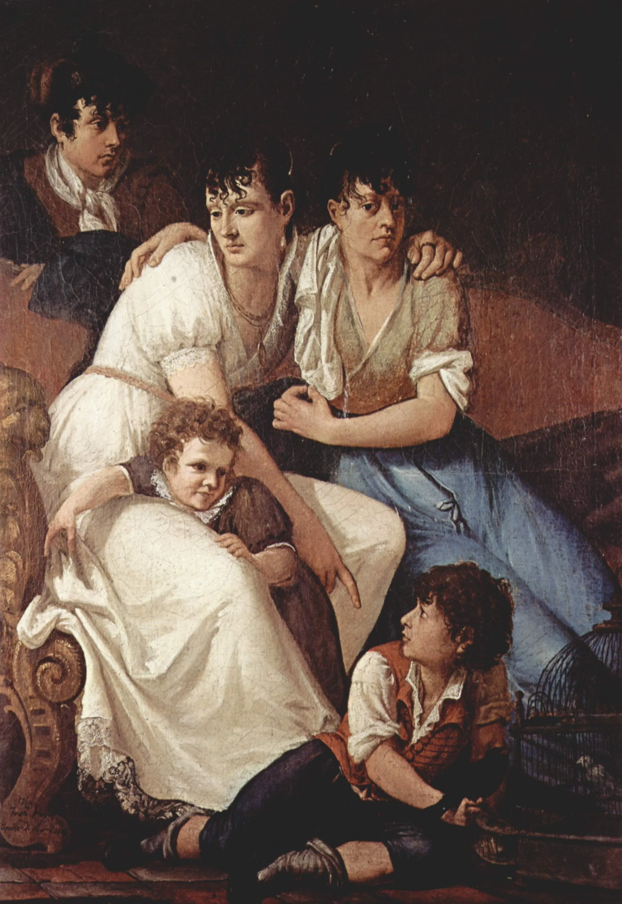 Family portrait by Francesco Paolo Hayez
