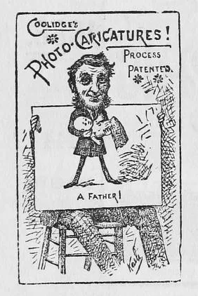 Foregrounds Advertisement by Cassius Marcellus Coolidge