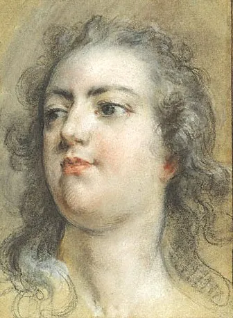 Head of King Louis XV by Francois Boucher