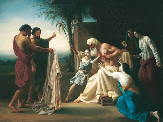 Jacob receiving Joseph's bloody coat by William-Adolphe Bouguereau