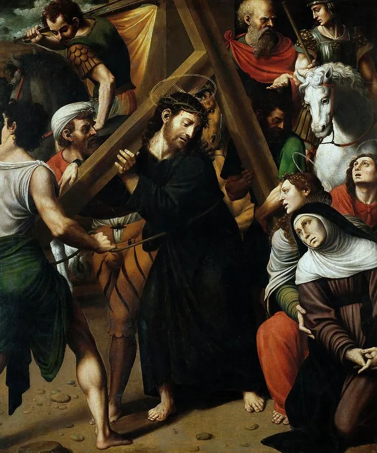 Jesus Carrying the Cross by Vicente Juan Juan de Juanes / Masip (Macip)