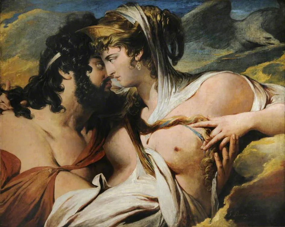Jupiter Beguiled by Juno on Mount Ida by James Barry