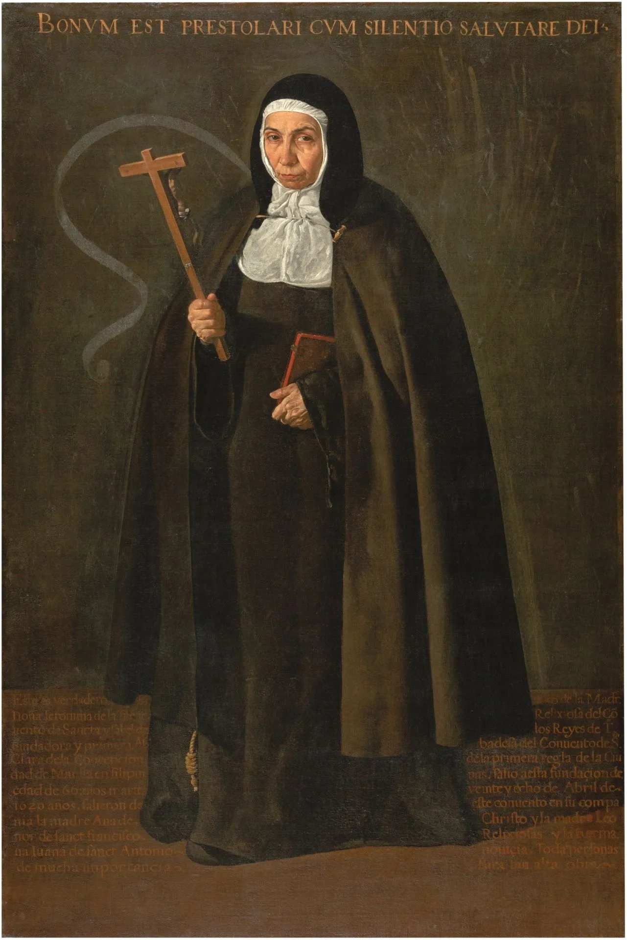 Madre Maria Jeronima de la Fuente by Diego Rodriguez de Silva y Velazquez