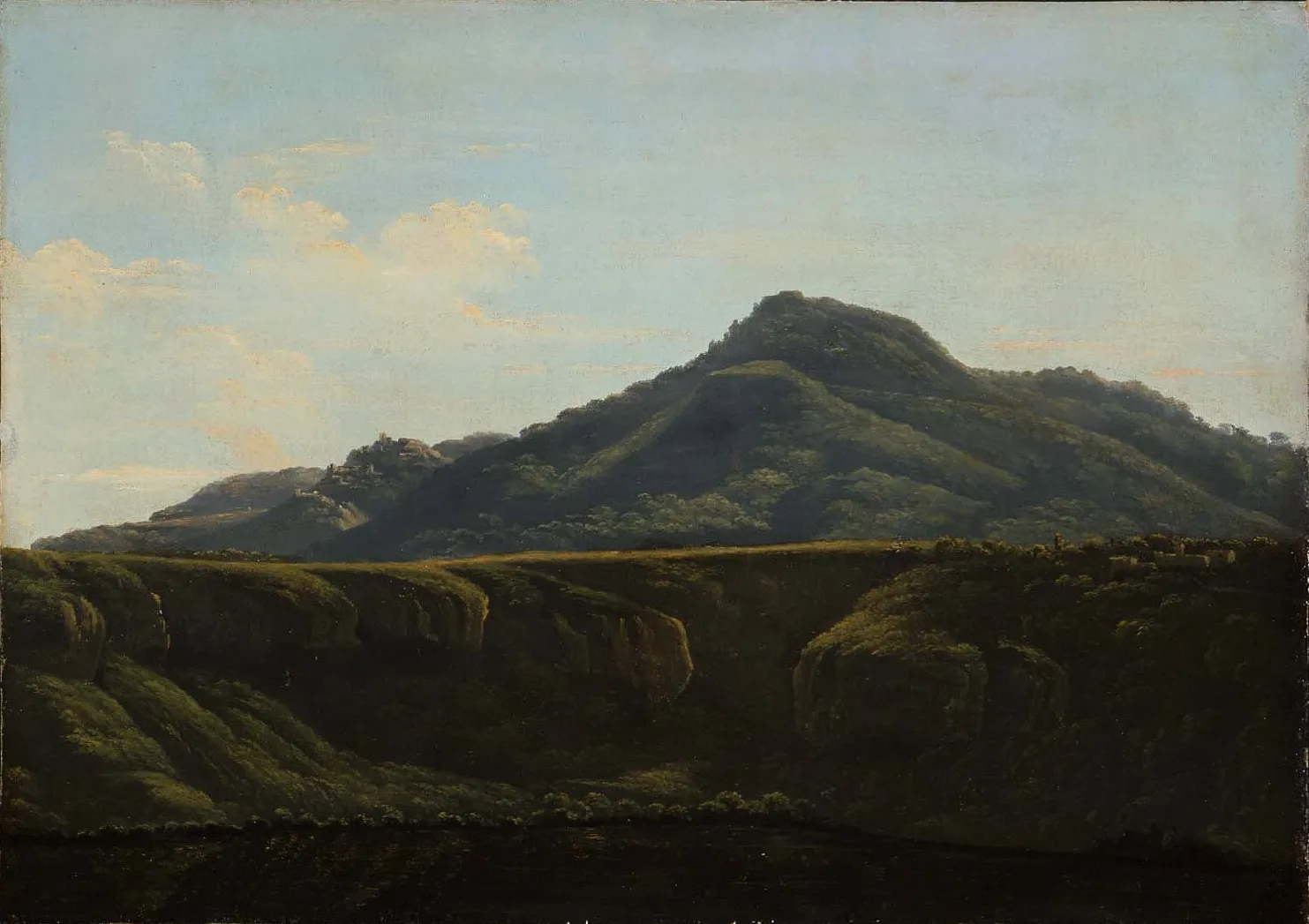 Monte Cavo Du Lac D'albano by Jean-Joseph-Xavier Bidauld