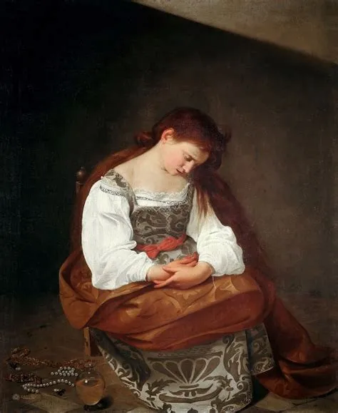 Penitent Magdalene by Caravaggio 