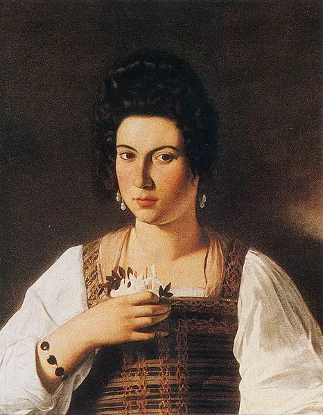 Portrait of a Courtesan by Caravaggio 