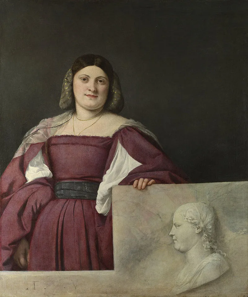 Portrait of a Woman by Tiziano Vecelli
