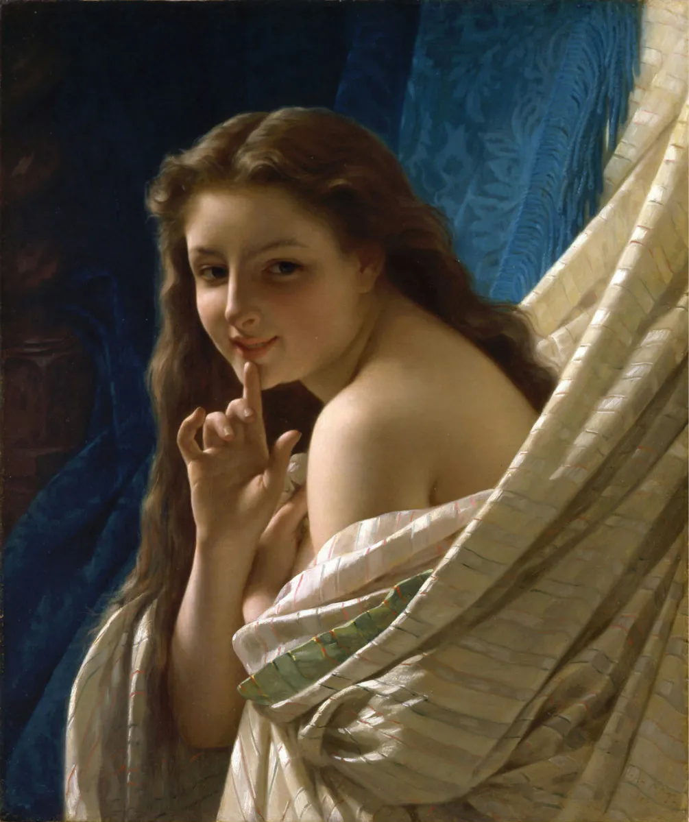 Portrait of a Young Woman by Pierre Auguste Cot