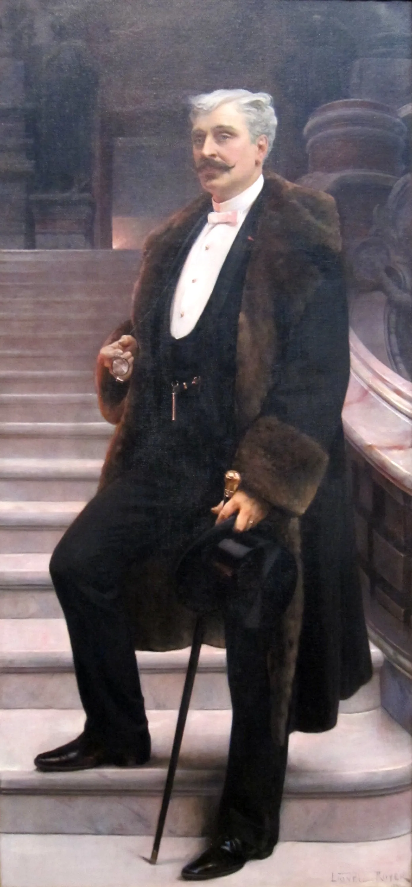 Portrait of Comte D'Adhémar De Cransac by Lionel Noel Royer