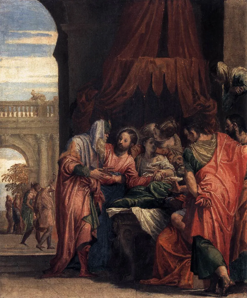 Raising of the Daughter of Jairus by Paolo Veronese