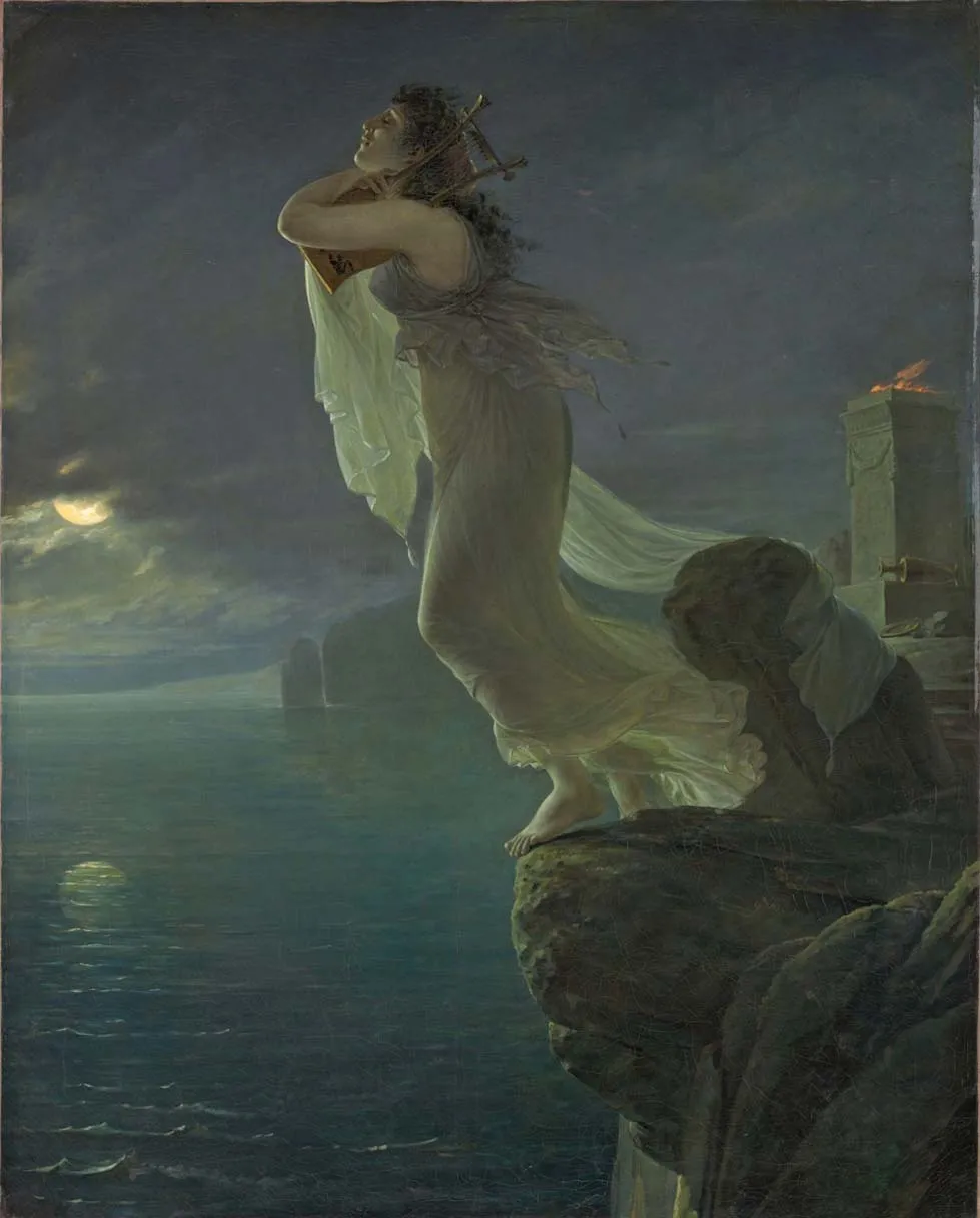 Sappho at Leucate by Antoine-Jean Gros