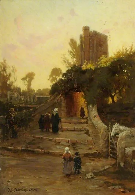 Sunday Morning by Frederick George Cotman