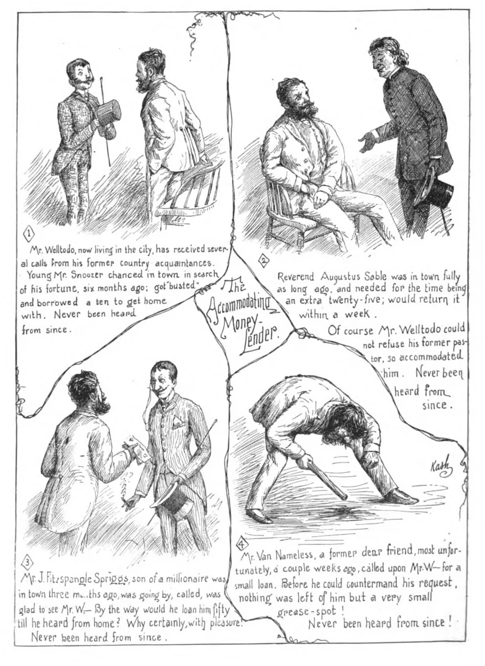 The Accommodating Money Lender by Cassius Marcellus Coolidge