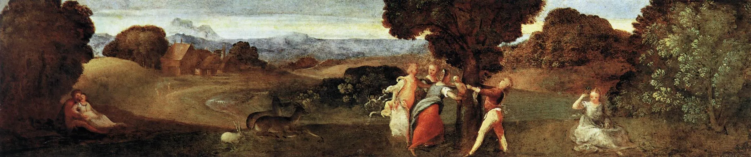 The Birth of Adonis by Tiziano Vecelli