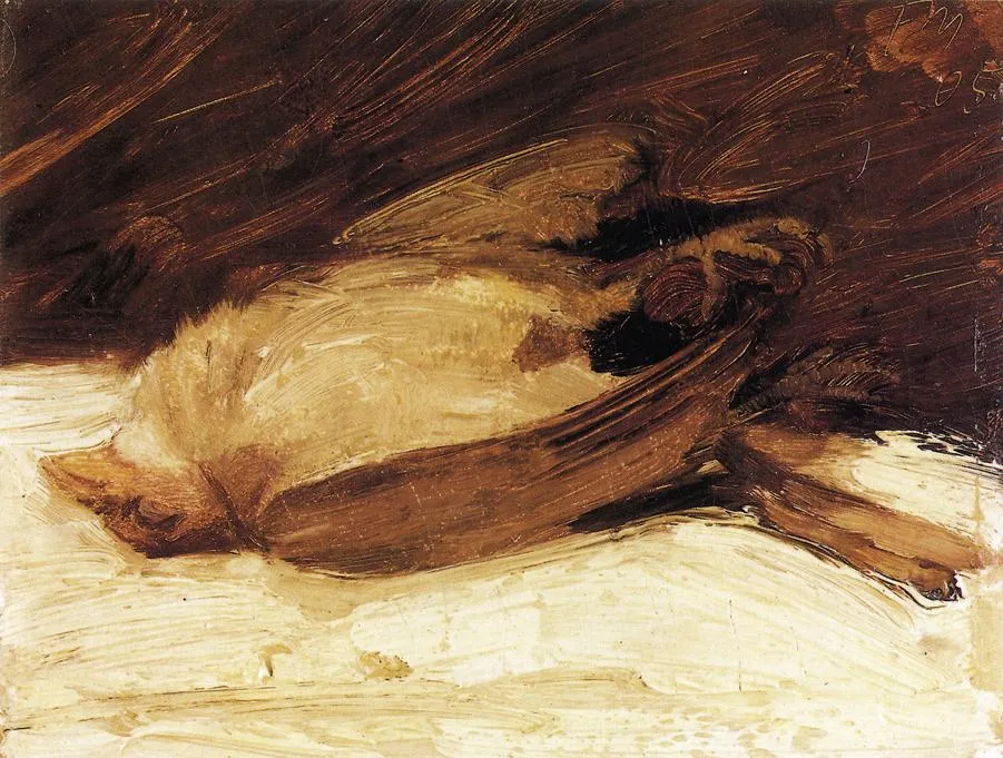 The Dead Sparrow by Franz Marc