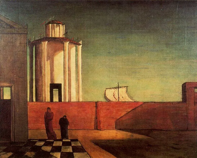 The Enigma of the Arrival and the Afternoon by Giorgio de Chirico