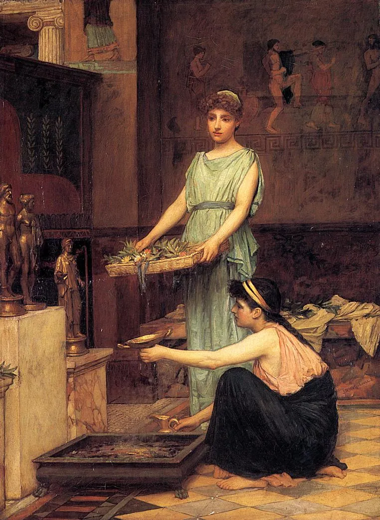 The Household Gods by John William Waterhouse