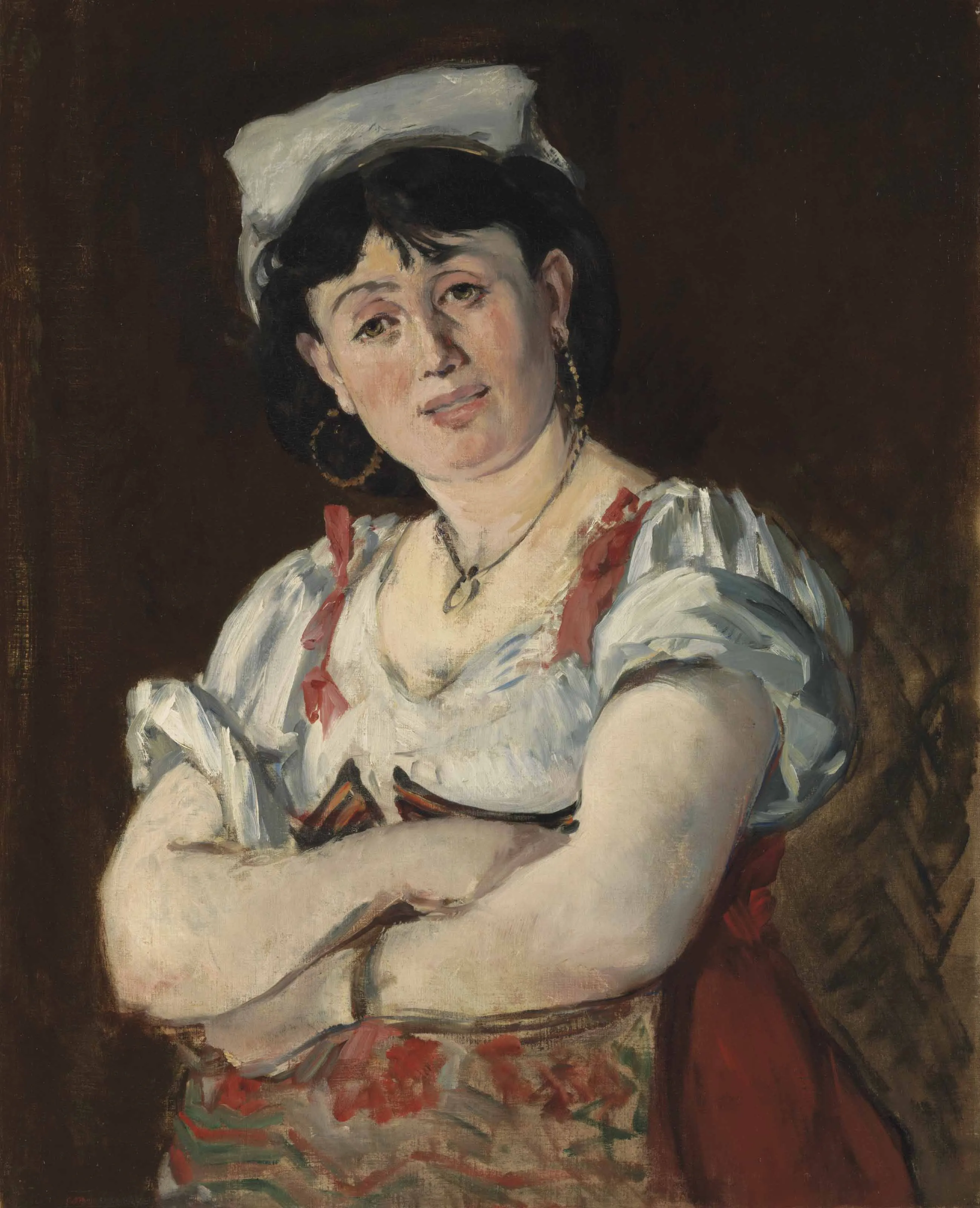 The Italian woman by Edouard Manet