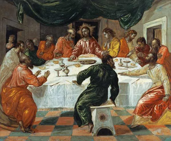 The Last Supper by Doménikos Theotokópoulos