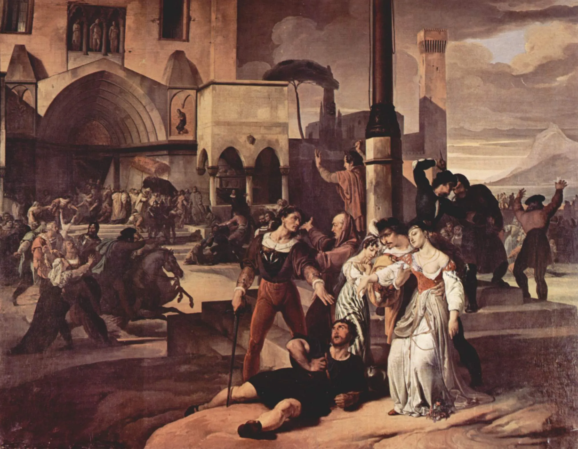 The Sicilian Vespers by Francesco Paolo Hayez