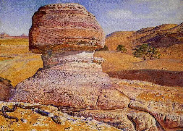 The Sphinx at Gizeh by William Holman Hunt