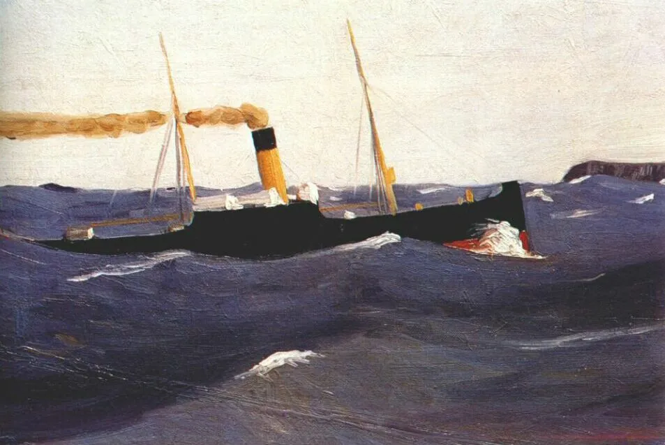 Tramp Steamer by Edward Hopper