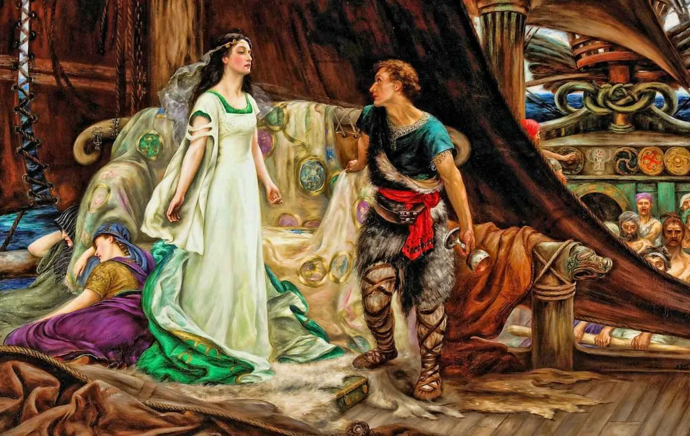 Tristan and Isolde by Herbert James Draper