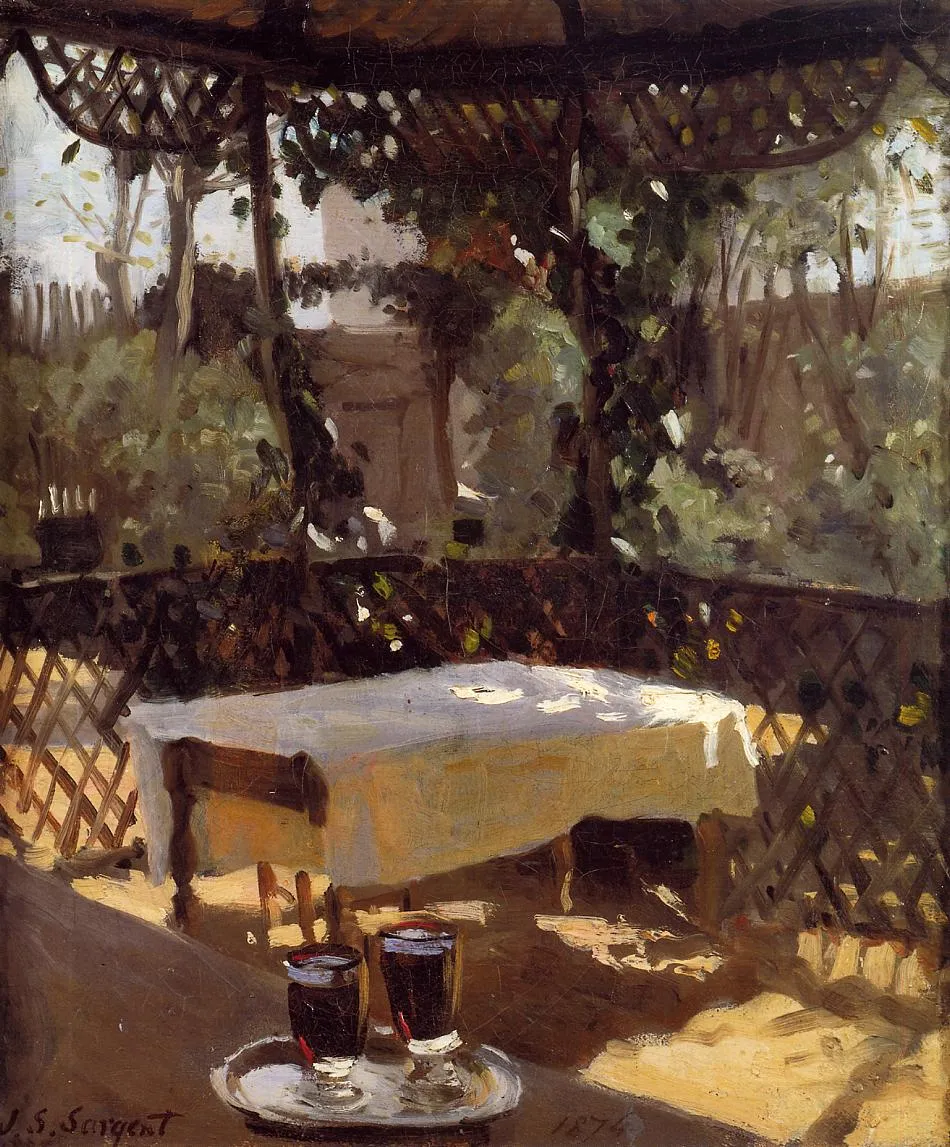 Two Wine Glasses by John Singer Sargent