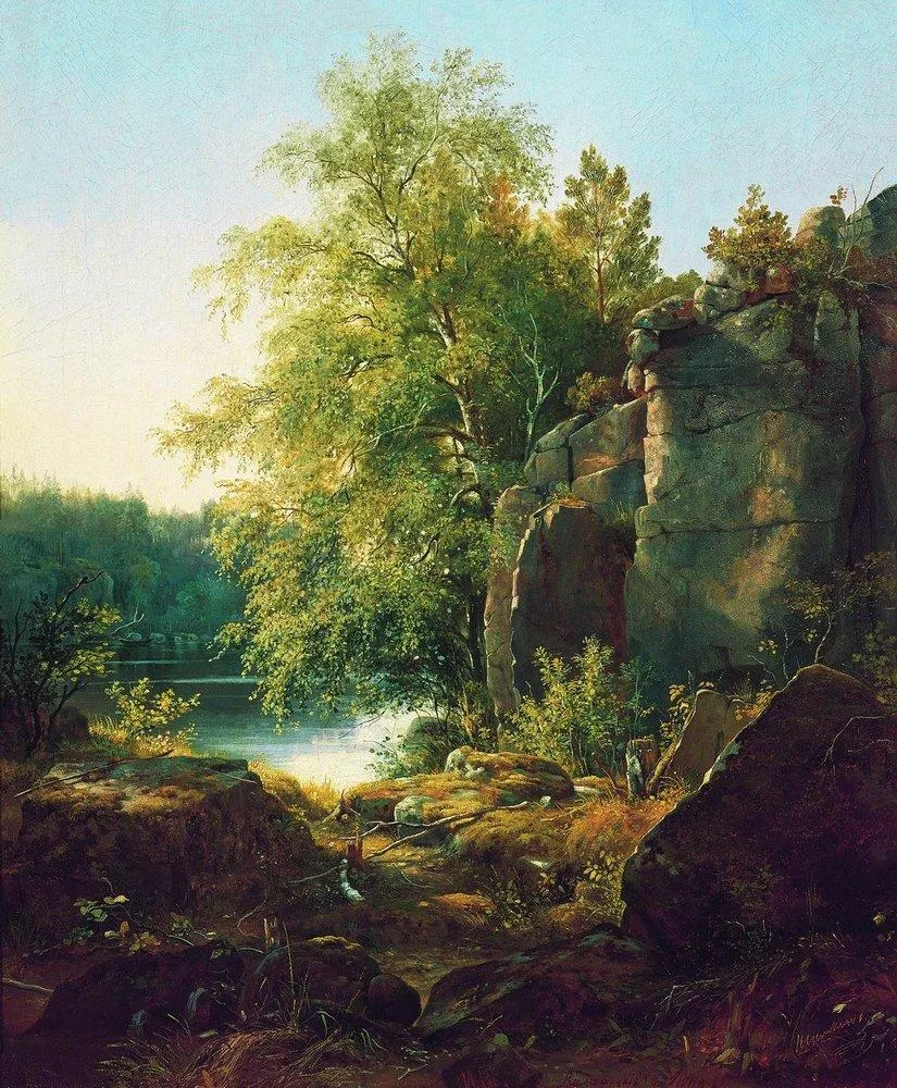 View on the Island of Valaam by Ivan Shishkin