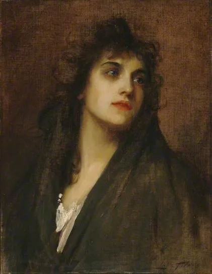 Woman, Portrait by Samuel Luke Fildes