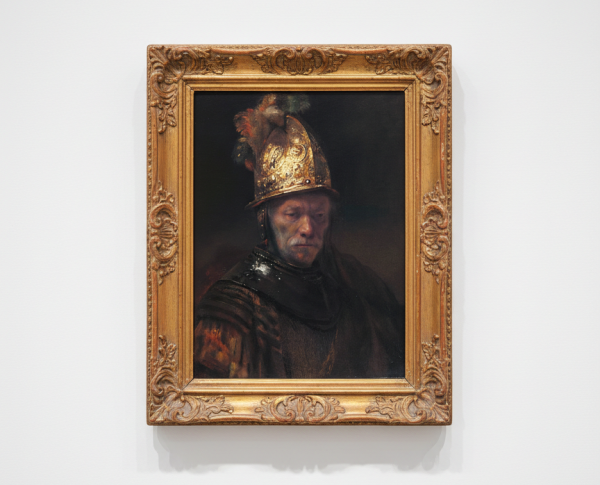 Man in a Golden Helmet c. 1650 by Rembrandt Van Rijn Original Oil Painting Reproduction - GFM Painting