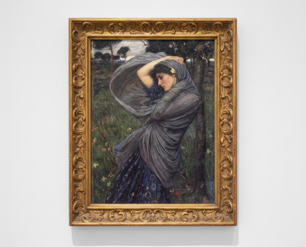 Boreas 1903 by John William Waterhouse Original Oil Painting Reproduction - GFM Painting