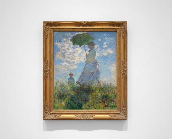The Walk Woman With A Parasol by Claude Monet Original Oil Painting Reproduction - GFM Painting