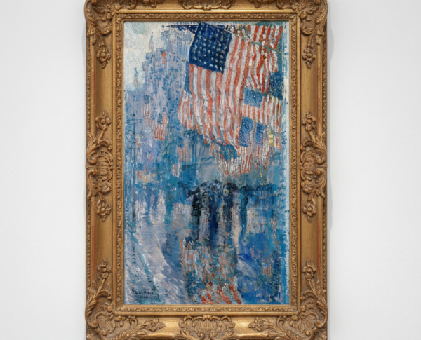 The Avenue in the Rain by Frederick Childe Hassam Original Oil Painting Reproduction - GFM Painting