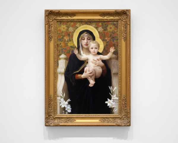 La Vierge au Lys (The Virgin of the Lilies) by William-Adolphe Bouguereau Original Oil Painting Reproduction - GFM Painting