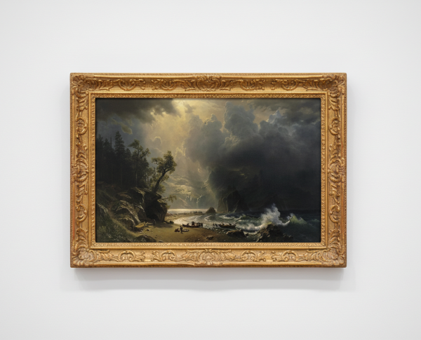 Puget Sound On The Pacific Coast by Albert Bierstadt Original Oil Painting Reproduction - GFM Painting