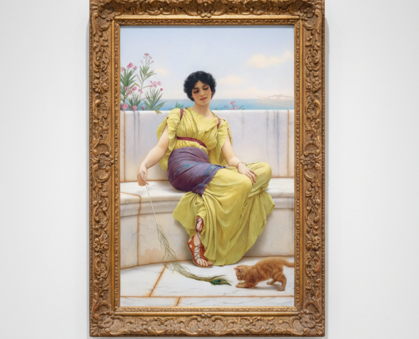 Idleness II by John William Godward Original Oil Painting Reproduction - GFM Painting
