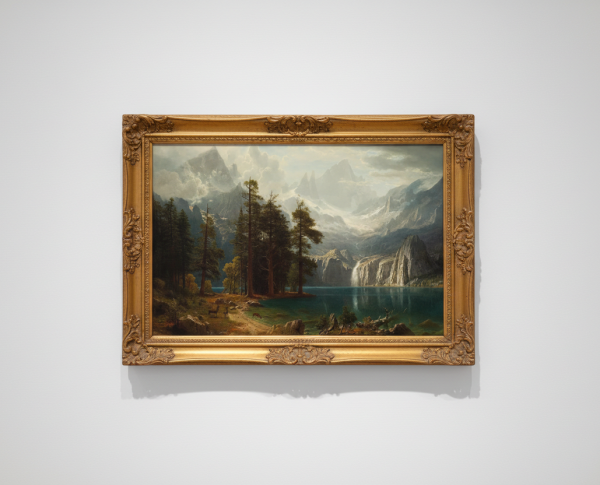Sierra Nevada I by Albert Bierstadt Original Oil Painting Reproduction - GFM Painting
