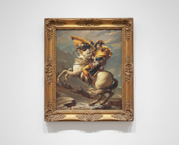 Napoleon Crossing the Alps by Jacques Louis David Original Oil Painting Reproduction - GFM Painting