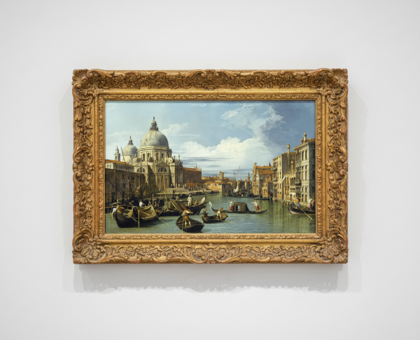 The Entrance to the Grand Canal, Venice, c.1730 by Giovanni Antonio Canal (Canaletto) Original Oil Painting Reproduction - GFM Painting