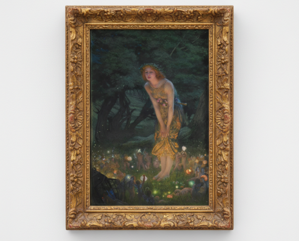 Midsummer Eve by Edward Robert Hughes R.W.S. Original Oil Painting Reproduction - GFM Painting