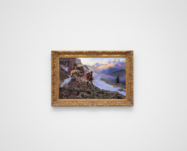 Whose Meat? by Charles Marion Russell Original Oil Painting Reproduction - GFM Painting