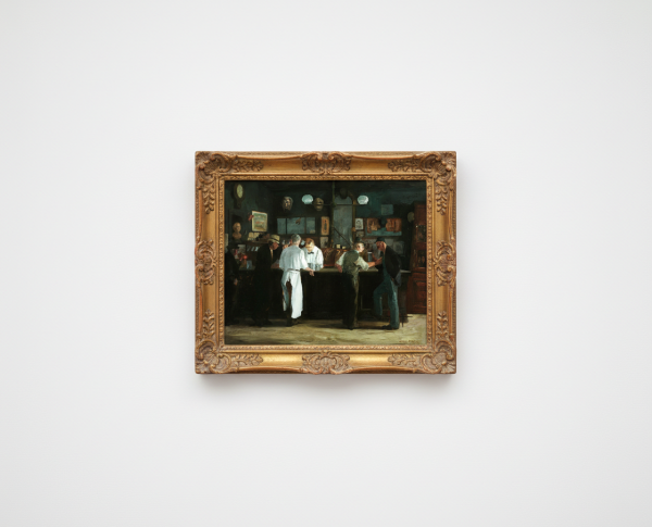 McSorley's Bar by John Sloan Original Oil Painting Reproduction - GFM Painting