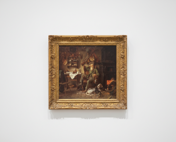 A Forester at Home by Ludwig Knaus Original Oil Painting Reproduction - GFM Painting