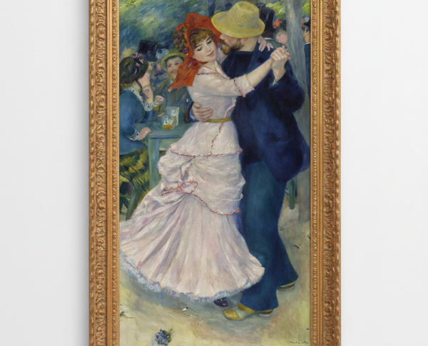 Dance At Bougival by Pierre Auguste Renoir Original Oil Painting Reproduction - GFM Painting