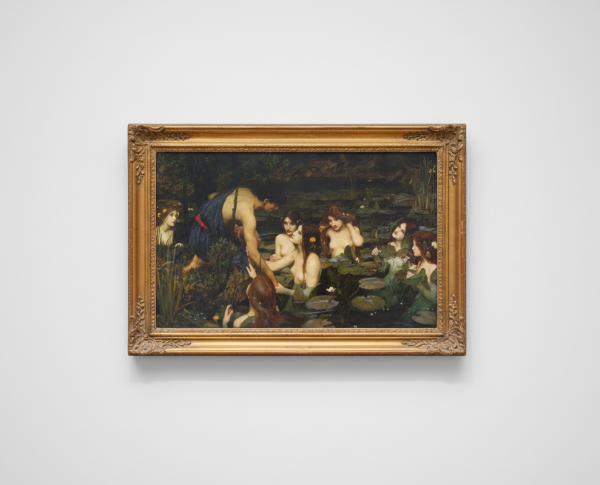 Hylas and the Nymphs 1896 by John William Waterhouse Original Oil Painting Reproduction - GFM Painting