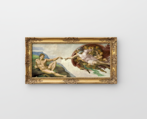 Creation of Adam 1510 by Michelangelo Buonarroti Original Oil Painting Reproduction - GFM Painting