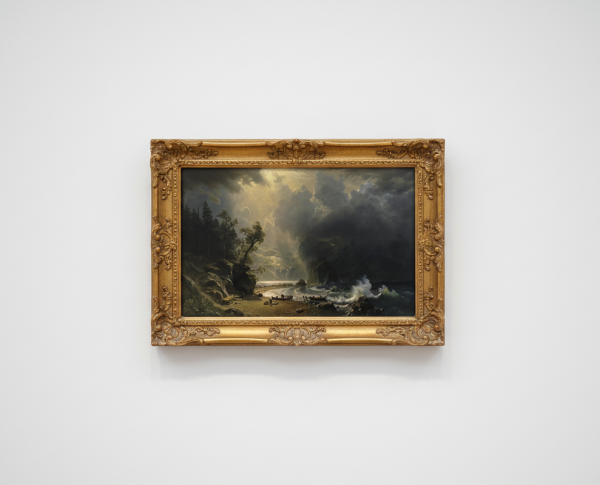 Puget Sound On The Pacific Coast by Albert Bierstadt Original Oil Painting Reproduction - GFM Painting