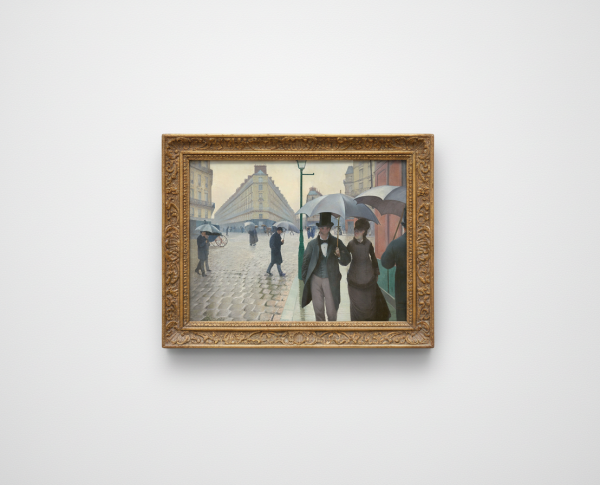 Paris Street - Rainy Weather 1877 by Gustave Caillebotte Original Oil Painting Reproduction - GFM Painting